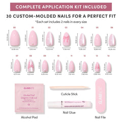 Glamnetic 15 tallas: ajuste personalizado para un resultado cómodo.