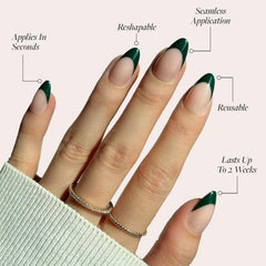 Glamnetic Château: conjunto de 30 uñas en 15 tallas para ajuste personalizado