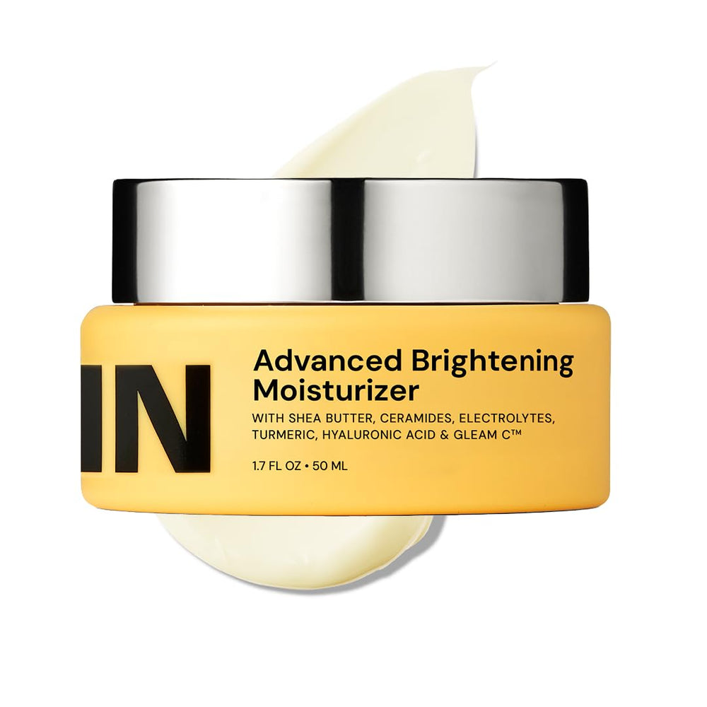 Crema iluminadora Gleamin en tarro, hidratación profunda y luminosidad para la piel.