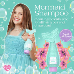 Glimmer Wish Mermaid Kids Shampoo, aroma lavanda perlada, experiencia aromática durante el baño.