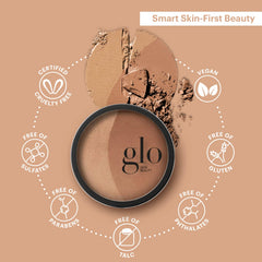 Glo Skin Beauty Bronceador Polvo Sunkiss, brillo sutil para look radiante