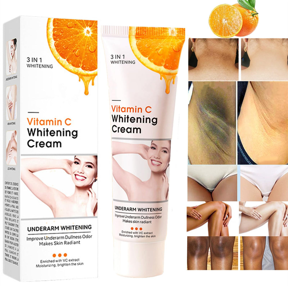 Go Ho Vitamina C crema blanqueadora rostro, aporta luminosidad y suaviza manchas.