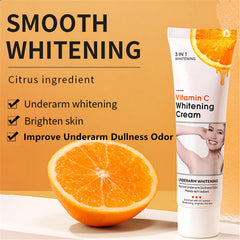 Go Ho Vitamina C crema blanqueadora zonas íntimas, cuida la piel y equilibra tono.
