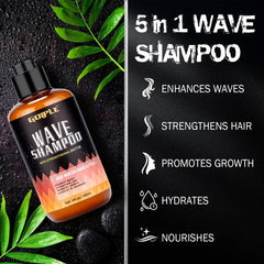 Goiple 360 Waves Shampoo ofrece ondas definidas y fortalecimiento.