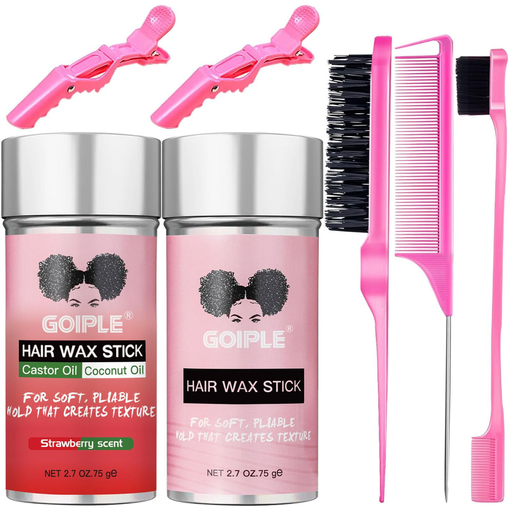 Goiple barra pomada capilar dura frizz: control duradero para peinados pulidos