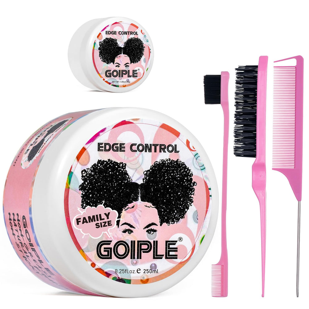 Goiple control de bordes en envase, acabado duradero para peinado limpio