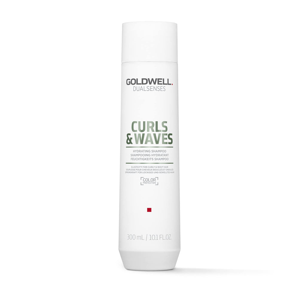 Goldwell Dualsenses Curls & Waves, botella, hidratación suave para rizos definidos.