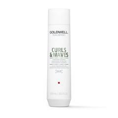 Goldwell Dualsenses Curls & Waves, botella, hidratación suave para rizos definidos.