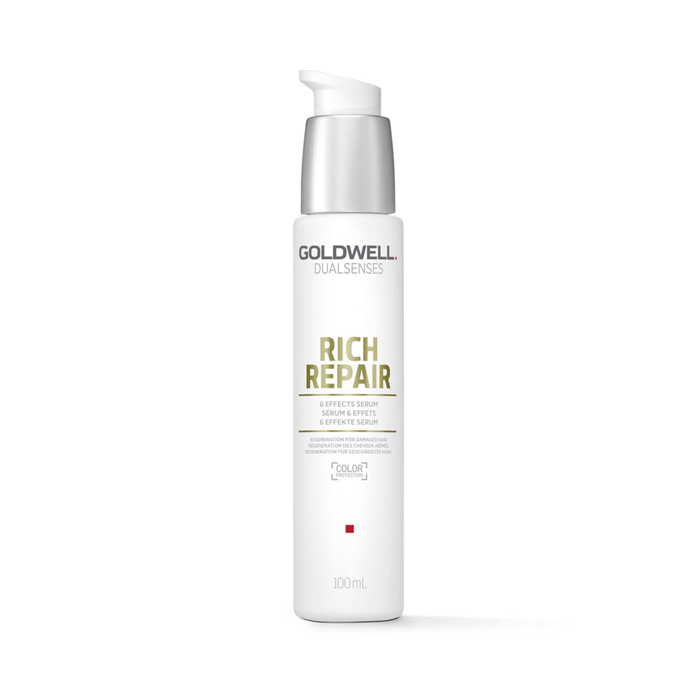 Goldwell DualSenses Rich Repair, botella de serum, aporta brillo inmediato y reparación suave