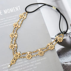 Gonioa cadena para cabello con perlas, toque suave y sofisticado para cualquier ocasión.