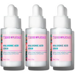 Good Molecules serum hialurónico: pack 3 botellas 30 ml para hidratación duradera