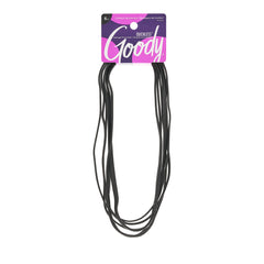 GOODY Ouchless banda para cabello negro, suave y sin enganche para uso diario.