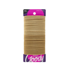 Goody Ouchless elásticos para cabello sin dolor, empaque de 32 unidades para uso diario