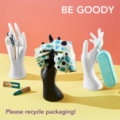 Planet Goody turbante con elástico reciclado mantiene la melena en su lugar sin esfuerzo.