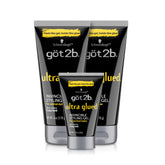Got2B Ultra Glued Invincible gel, botellas grandes, fijación fuerte para estilos verticales.
