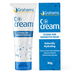 Grahams Natural C+ Crema eczema manos: alivio suave y reparación de la barrera.