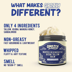 Bálsamo Grazly con miel de Manuka, nutre y suaviza la piel sensible