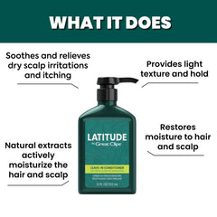 Great Clips Latitude para cabello seco, ayuda a combatir la sequedad.
