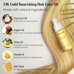 GREEONIL Aplicación del aceite capilar en la mano para suavidad y control del frizz.
