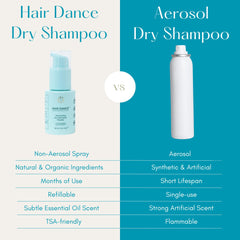 Aplicación rápida de Hair Dance en el cabello durante la mañana.