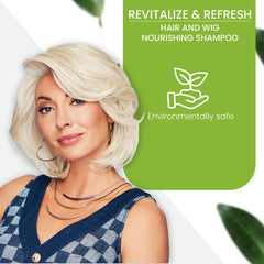 Hair U Wear Línea Wet Line, brillo natural tras lavado en pelucas sintéticas.