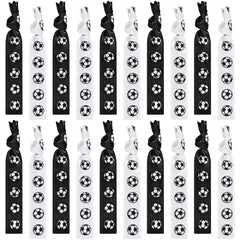 Elásticos Hanaive para coletas negros y blancos con diseño de balón.