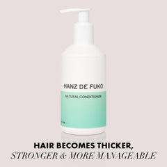Acondicionador Hanz de Fuko aplicación sencilla para cabello suave