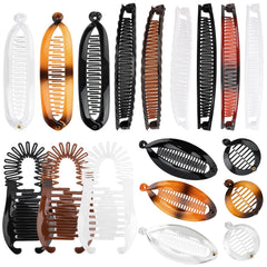 Pinza banana Hapdoo grande para cabello voluminoso con sujeción estable