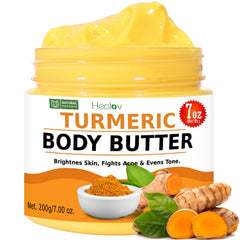 Healov crema de cúrcuma, bote claro, para tono más uniforme y luminosidad.