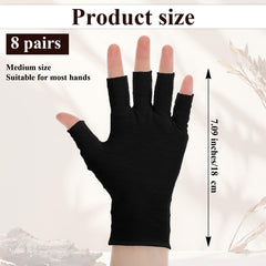 Guantes Heclia con dedos libres para usar pantallas sin quitarse.