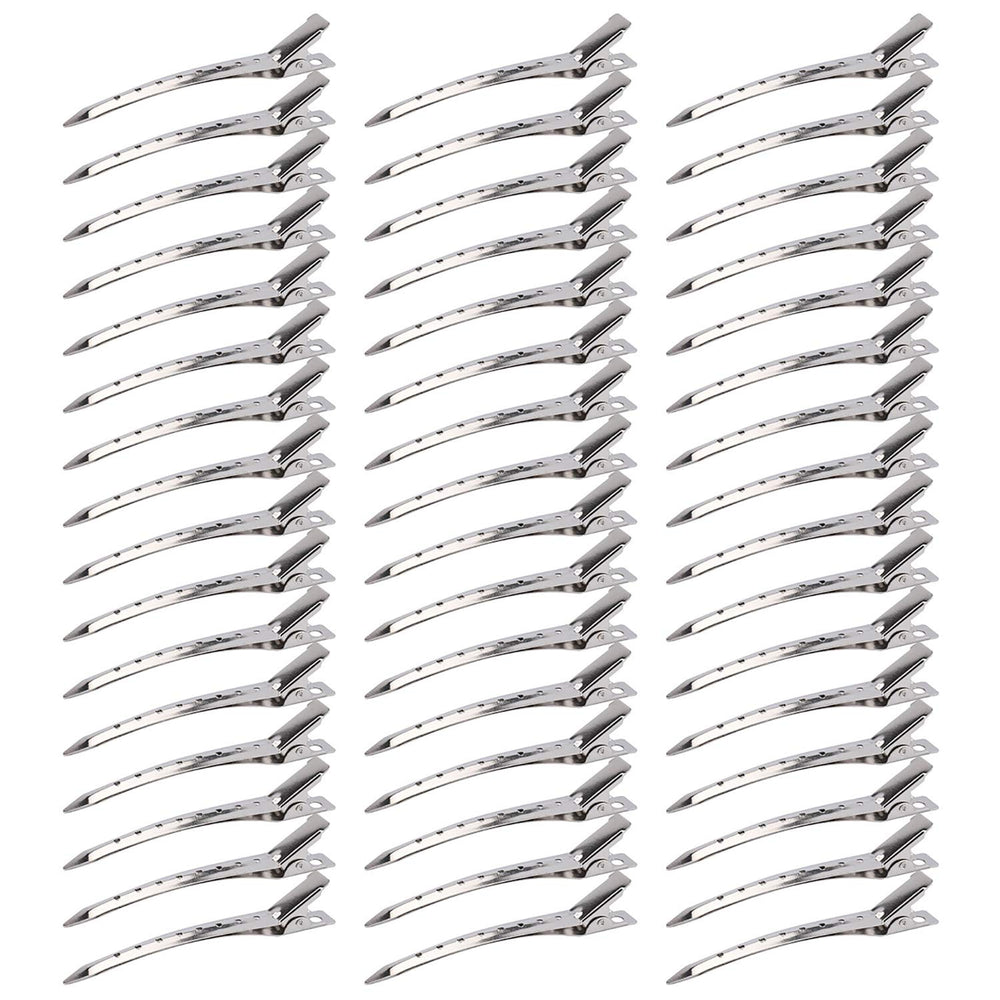 Pinza Hedume para cabello tipo pato con agujeros de 3,5 pulgadas, segura para peinado.