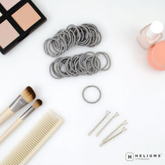 Gomas Heliums reutilizables en gris, 1 pulgada, uso diario sin daños