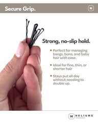 Heliums pinzas mini con agarre firme para flequillo.