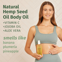 Hempz Original Floral Banana, aplicación en mano para hidratar sin grasa.