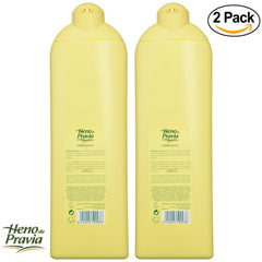 Heno de Pravia, gel de ducha con espuma suave para piel limpia.