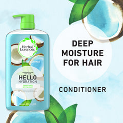 Aplicación cremosa de Herbal Essences Hello Hydration para cabello suave