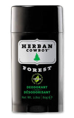 Herban Cowboy Forest desodorante, paquete de tres, ideal para uso diario