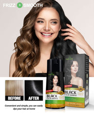 Color de larga duración con Herbishh para canas visibles.