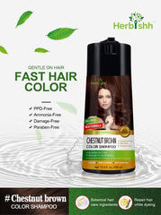 Herbishh Color Shampoo con aceite de argán, hidratación profunda y suavidad.
