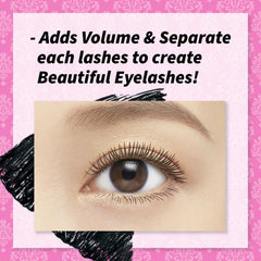 Heroine Make Mascara efecto rizo de larga duración