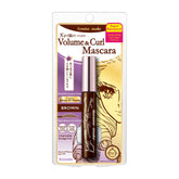 Heroine Make Mascara resistente al agua con cepillo curvo para pestañas definidas.