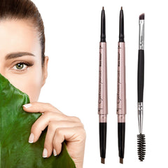 HeyBeauty lapiz cejas dobles extremos para definir la forma natural