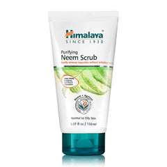 Himalaya Purifying Neem Scrub en botella, exfoliante suave para piel normal a grasa.