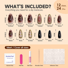 Kit HOSAILY 24 piezas para una manicura rápida y completa