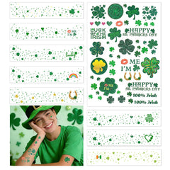 Tatuajes Hosomono San Patricio, 40 hojas listas para usar.