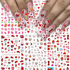 Hrnsnails: corazones 3D para uñas, ideal para ocasiones Valentinas con acabado brillante