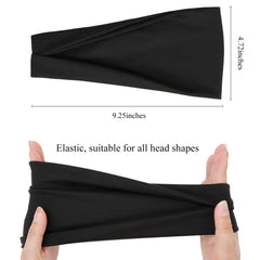 Huachi Bandas para cabello, ajuste cómodo diario para uso prolongado durante entrenamientos
