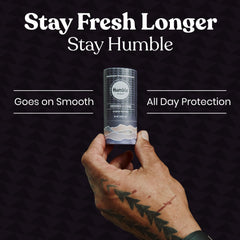 Ingredientes no transgénicos en Humble Rockrose y Cedar de desodorante.