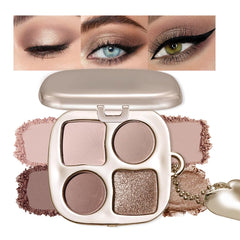 Hxssll Mini Paleta Sombras Neutras Frias realza ojos azules y verdes