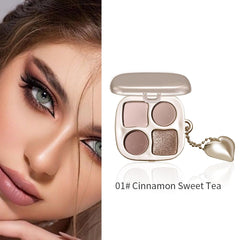 Hxssll Mini Paleta Sombras Neutras Frias con espejo para retoques